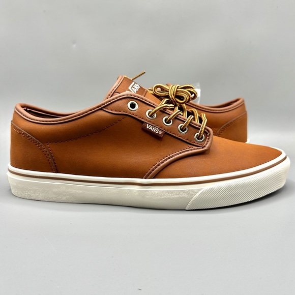 Vans Atwood Leather Brown Marshmallow Men's VN0A327LLYV - Picture 3 of 5